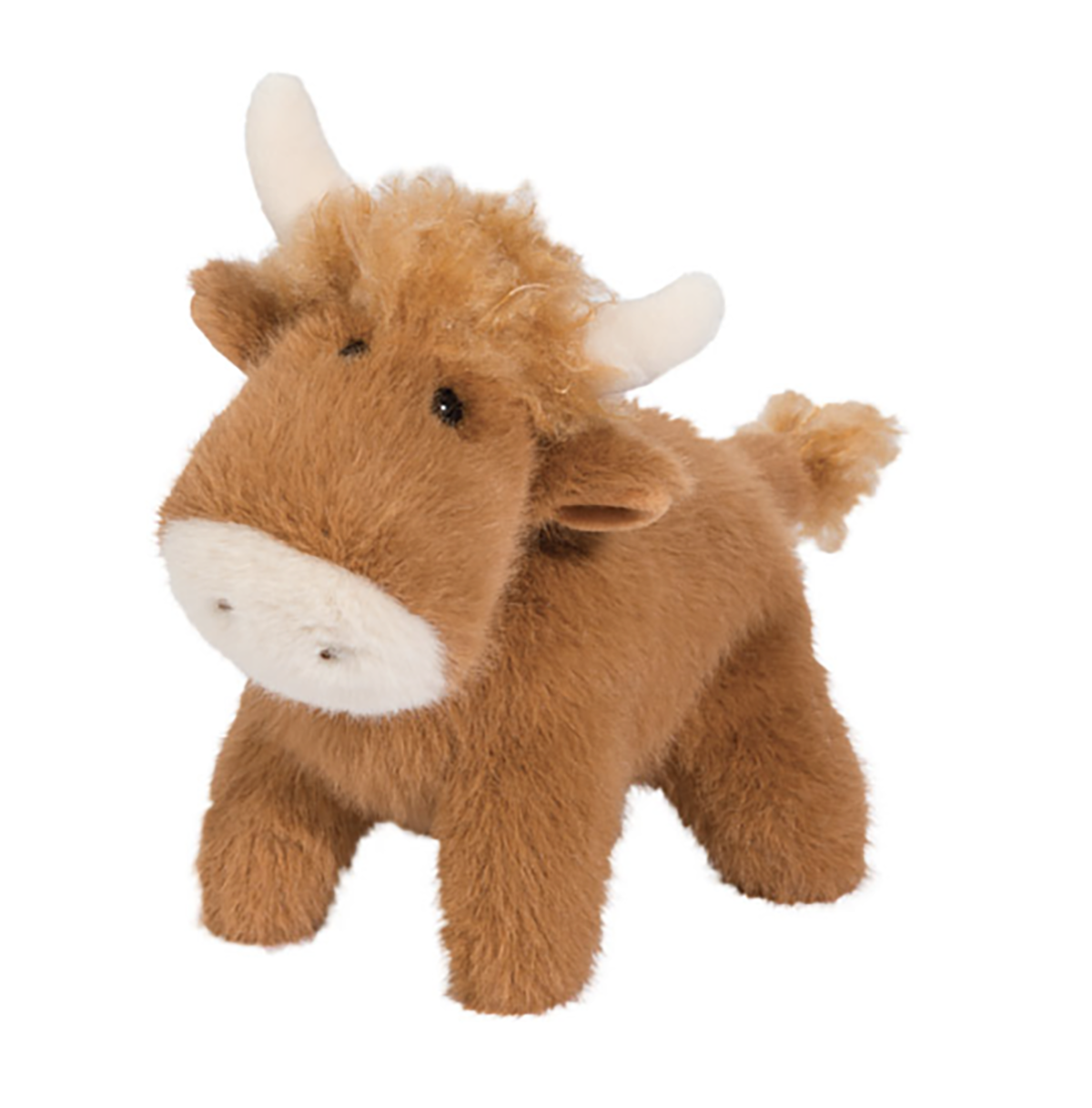 Douglas Toys Hank Highland Cow Muzzle Plush Stuffed Animal Toy, 7" long