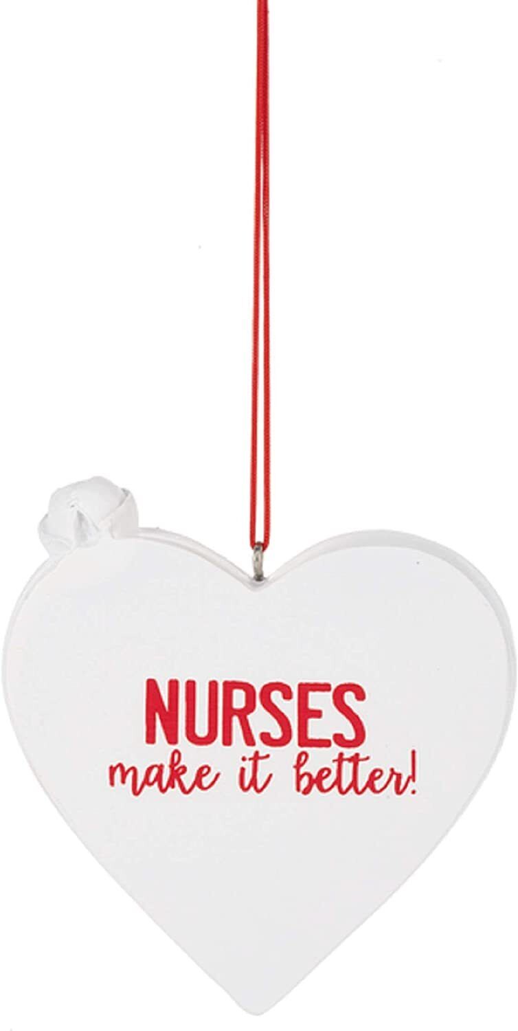 Ganz MX175944 Best Nurse Ever Ornament, Resin