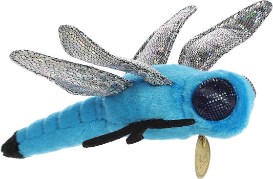 Aurora® Realistic Miyoni® Blue Dasher Dragonfly Plush Stuffed Animal- 10.5 in