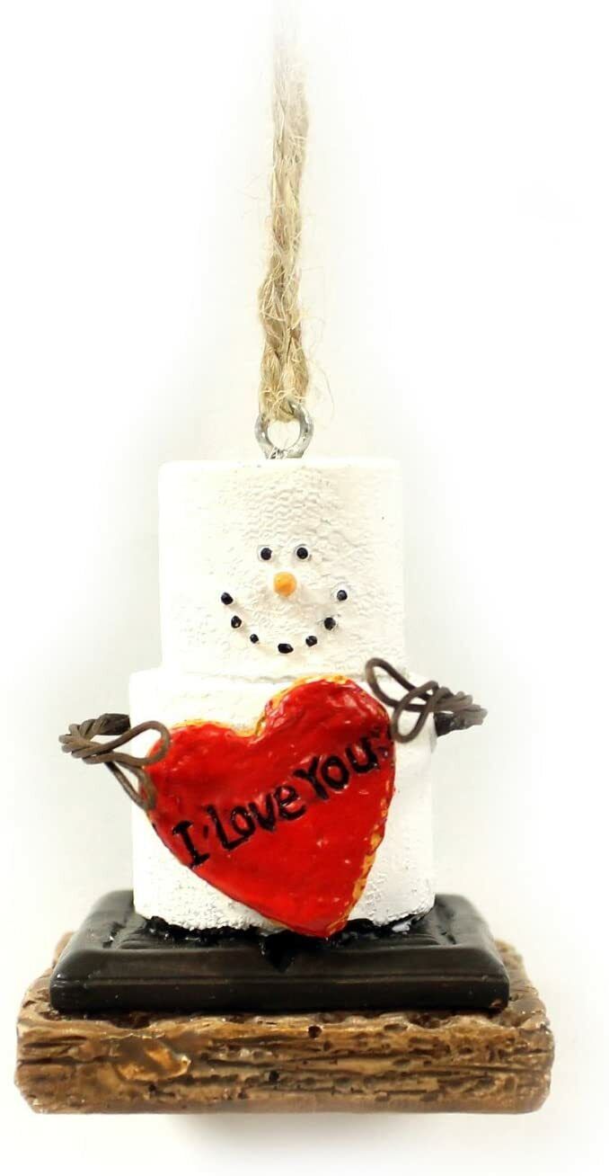 Midwest-CBK S'Mores I Love You Heart Christmas/Valentine's Day/Everyday Ornament