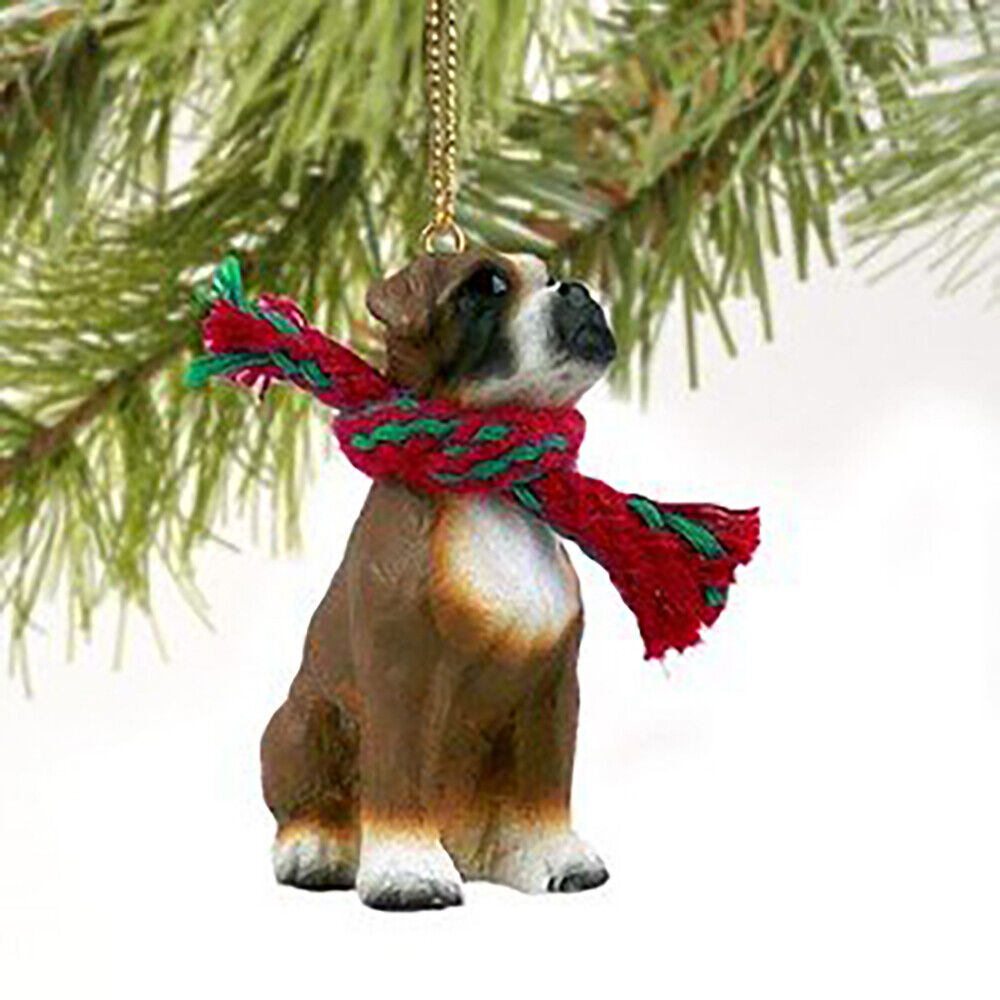 Conversation Concepts Boxer Fawn W/Uncropped Ears Original Ornament