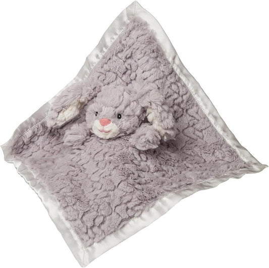 Mary Meyer Putty Nursery Stuffed Animal Security Blanket, Grey Shadow Bunny, 13"