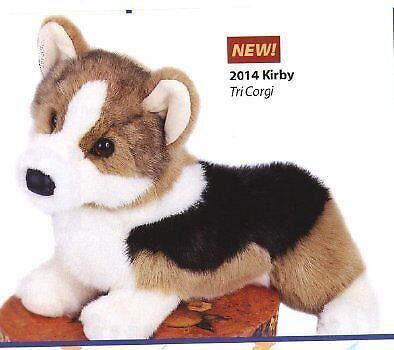 Douglas Toys Plush Kirby Tri-Corgi 14"