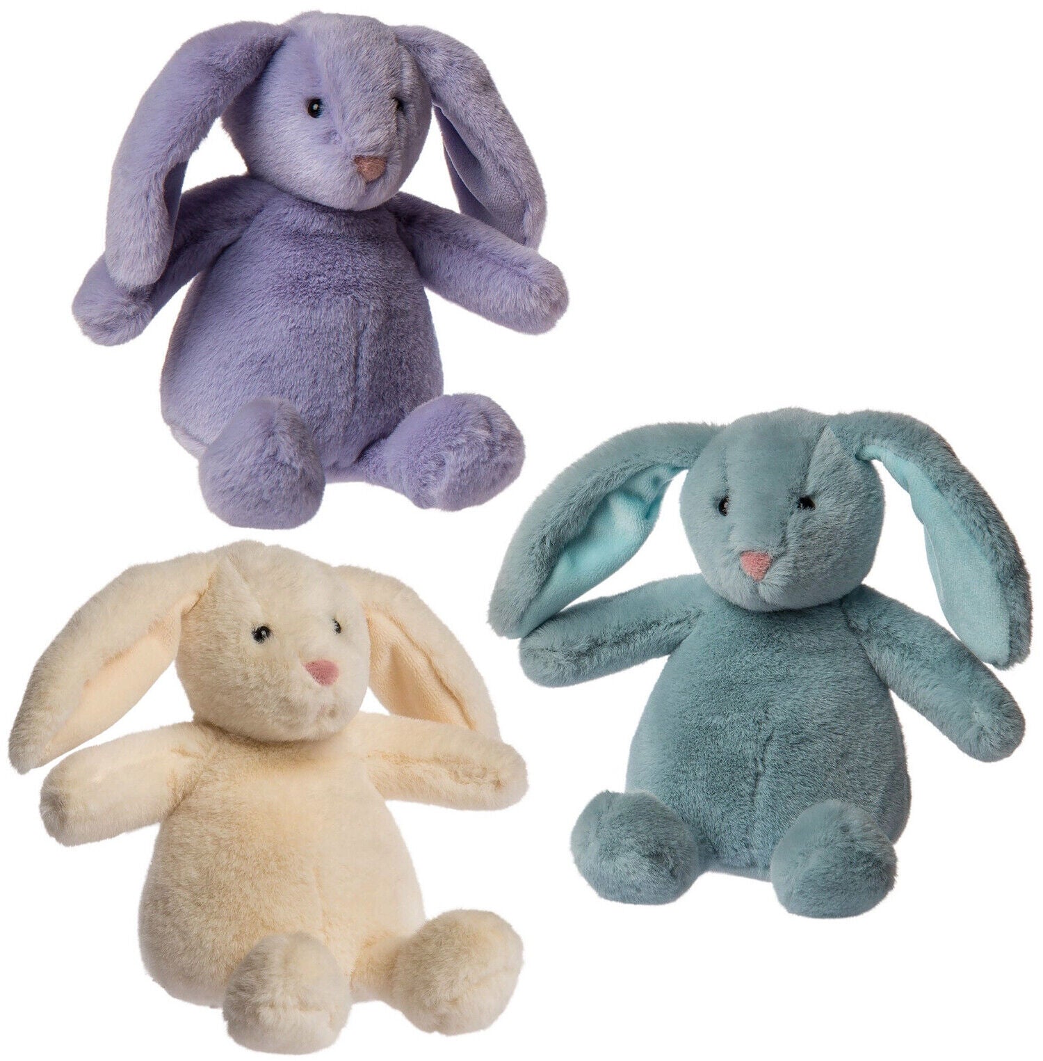 Mary Meyer Bubbles Bunny Plush Stuffed Animal Toy, 6", Cream