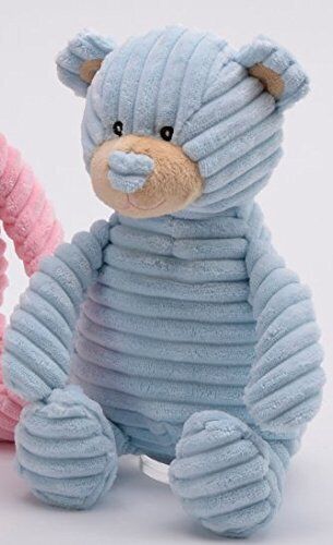 Unipak 12" Kordy Bear Rattle (Blue) Plush Stuffed Animal Toy