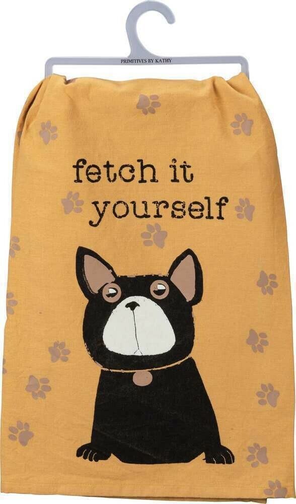 Primitives by Kathy Dish Towel - Fetch it Yourself