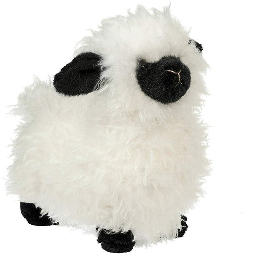 Douglas Shiloh Cream Sheep Lamb Plush Stuffed Animal with Black Face & Feet, 6"