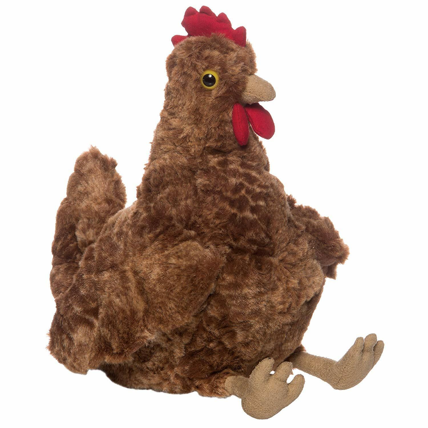 Manhattan Toy Megg Brown Chicken Stuffed Animal, 9"