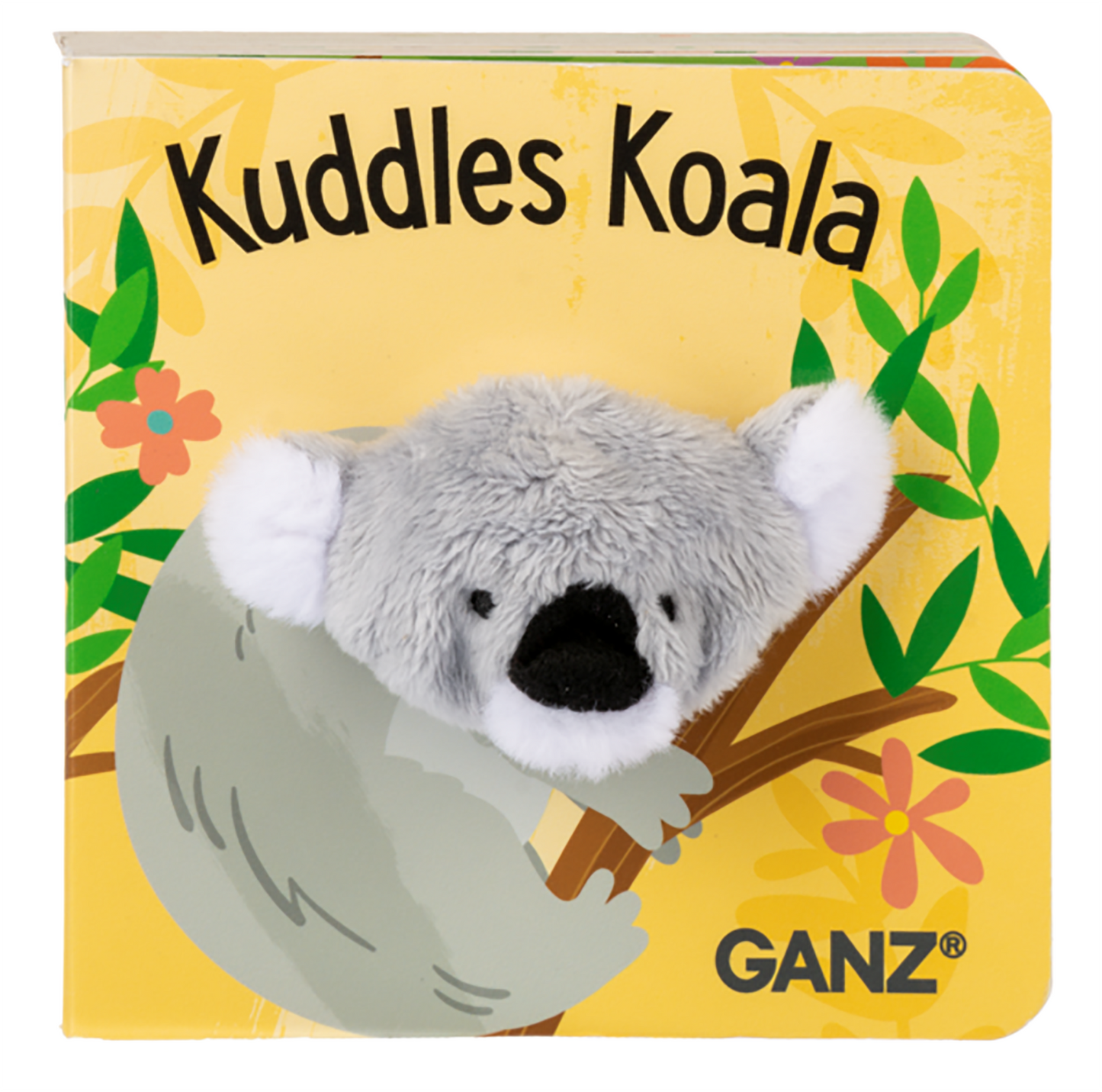 Baby Ganz Kuddles Koala Finger Puppet Board Book, Ages 0+