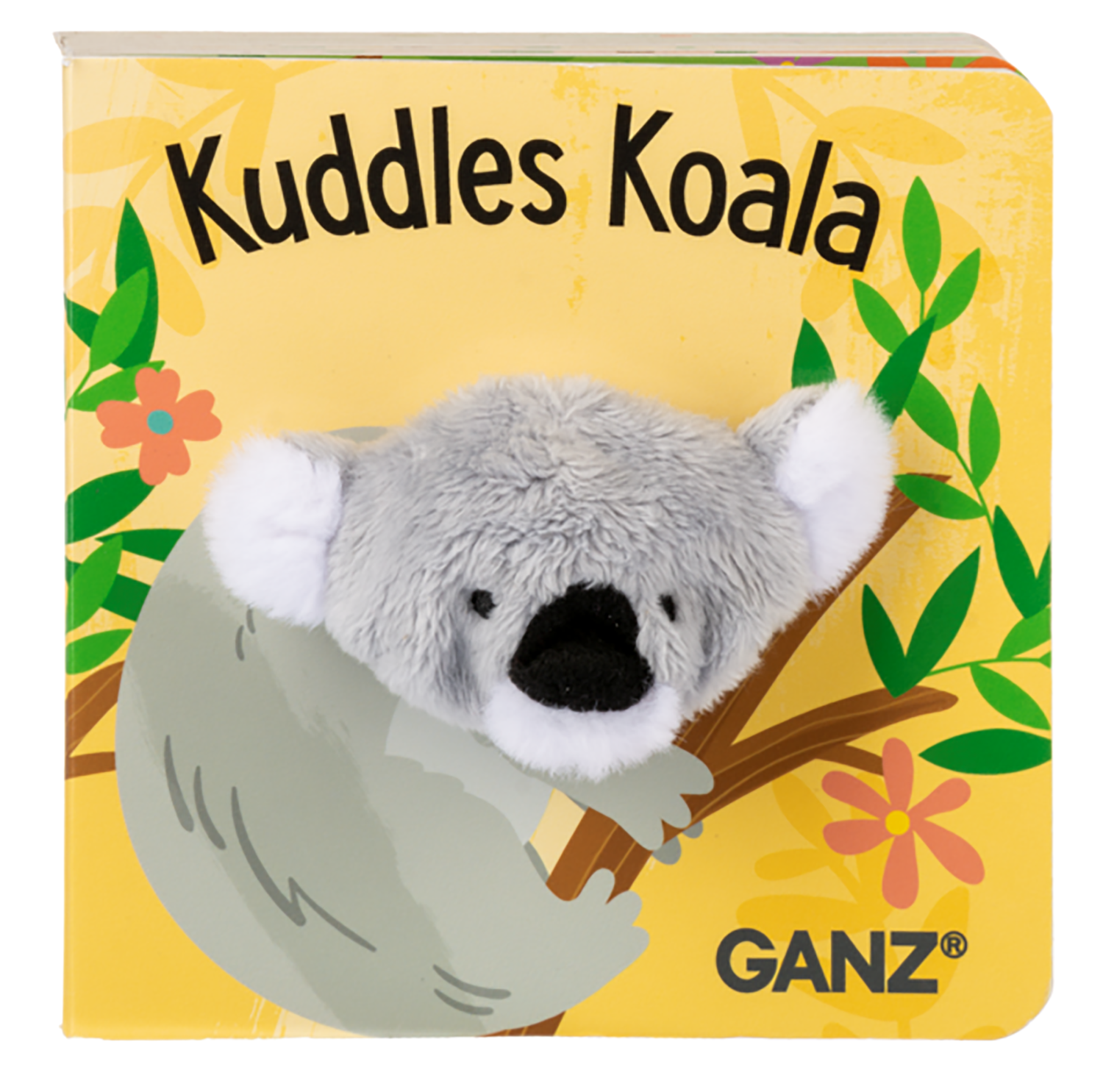 Baby Ganz Kuddles Koala Finger Puppet Board Book, Ages 0+