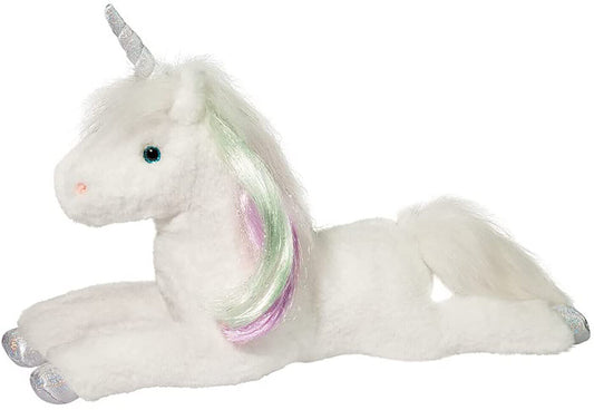 Douglas Cleo White Unicorn Plush Stuffed Animal, 19.5"