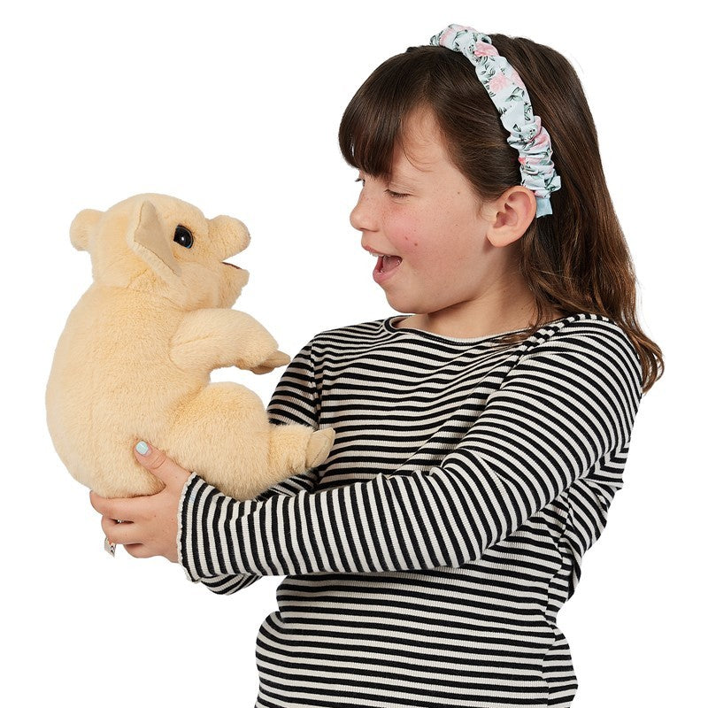 Folkmanis Sitting Piggy Hand Puppet