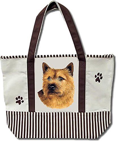 Norwich Terrier Pet Heavy Duty Canvas Shopping Tote