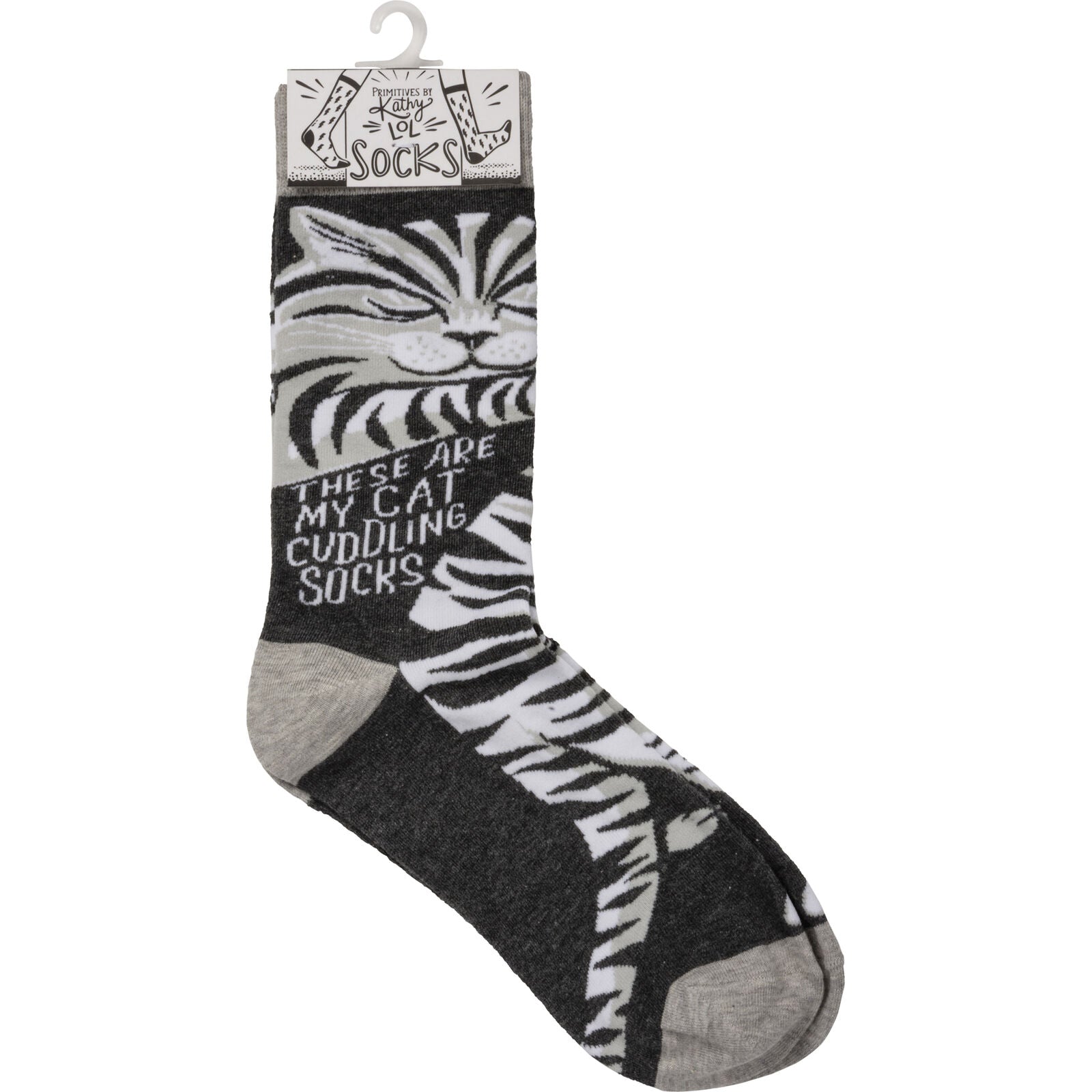 Primitives by Kathy Socks - These Are My Cat Cuddling Socks