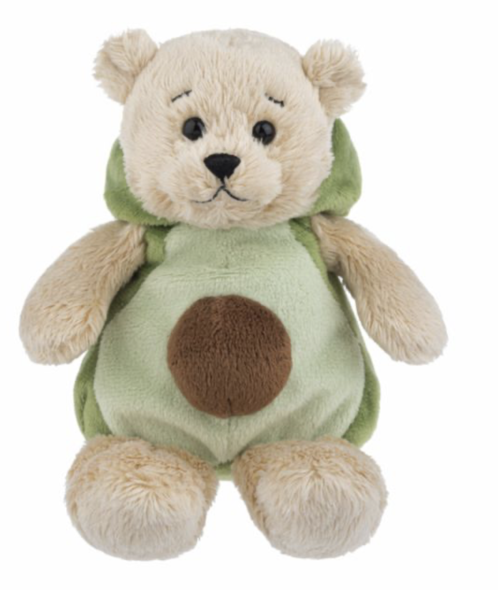 Ganz Wee Bears Avocado Plush Stuffed Animal Toy, 7"