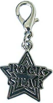 Lobster Claw Enamel Rock Star Collar Charm / Zipper Pull