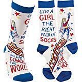 Socks Unisex Primitives by Kathy Give A Girl The Right Pair of Socks...