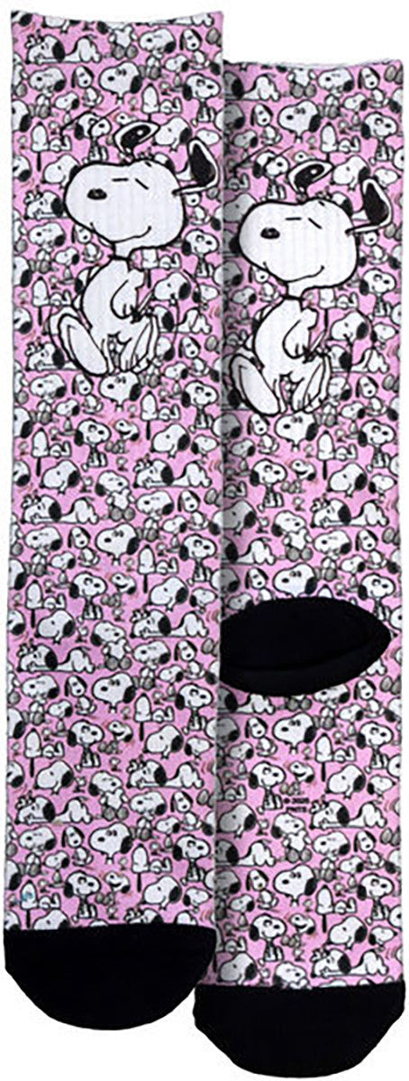 Spoontiques Peanuts Snoopy Crew Socks - SHOE SIZE (5-10 Men) (7-12 women)