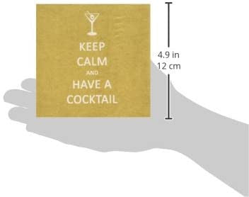 Paperproducts Design 20-Pack Keep Calm Cocktail Paper Cocktail Napkins
