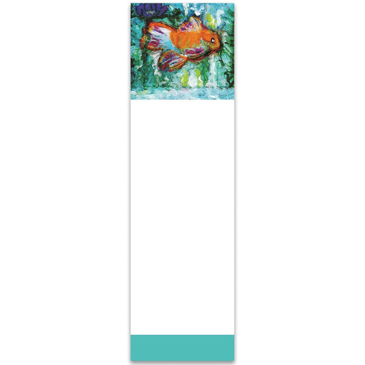 Primitives by Kathy - Colorful Orange Goldfish List Pad