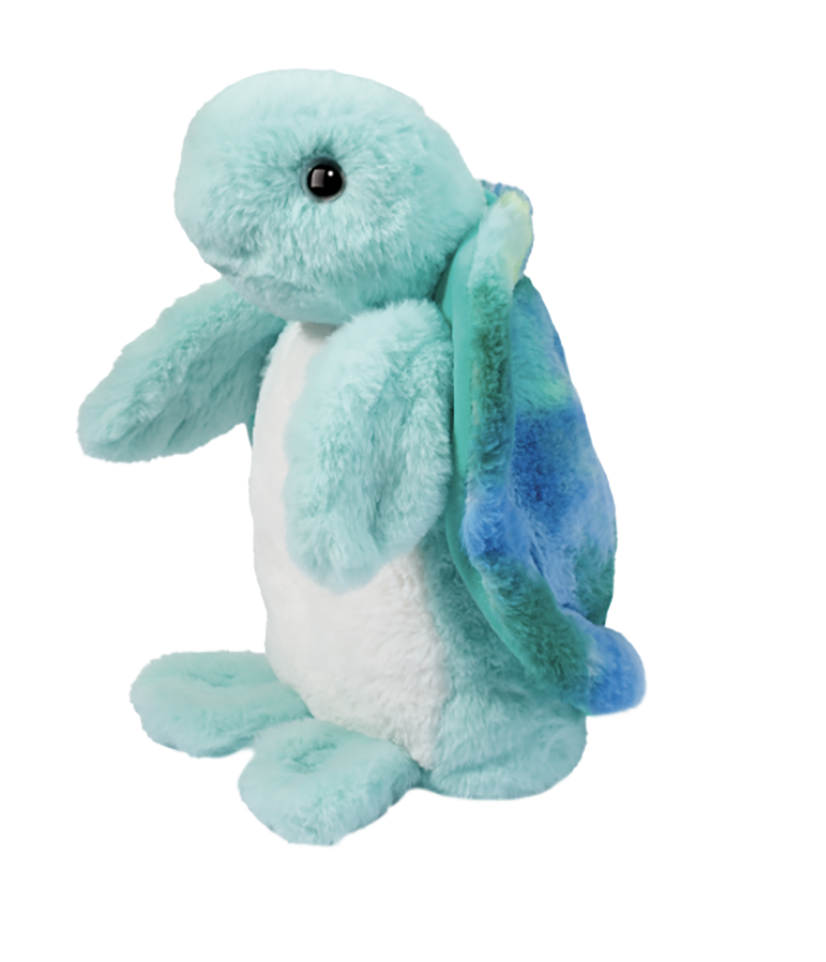 Douglas Tommie Turtle Tye Die Teal Plush Stuffed Animal Toy 9" Tall