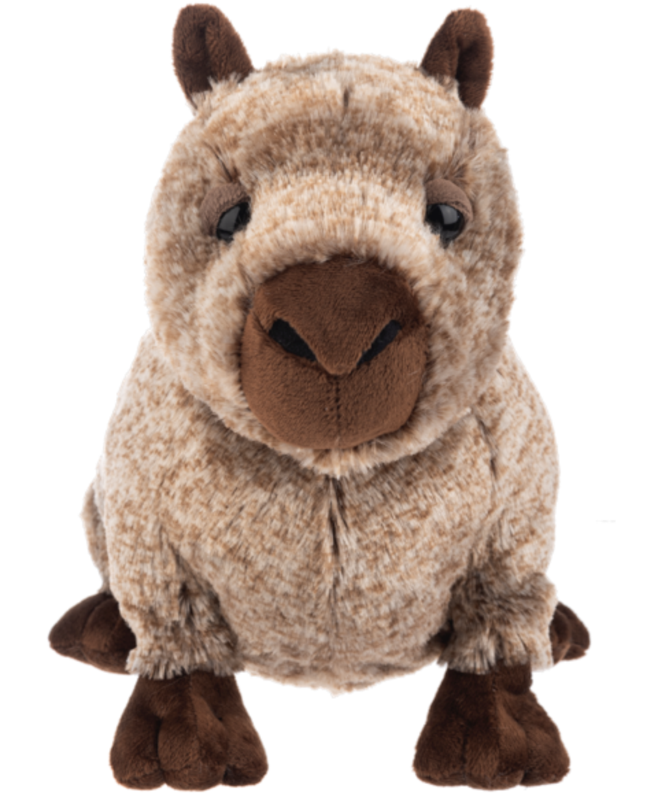 Hands on Ganz Tan Chico Capybara Plush Stuffed Animal Toy, 10"