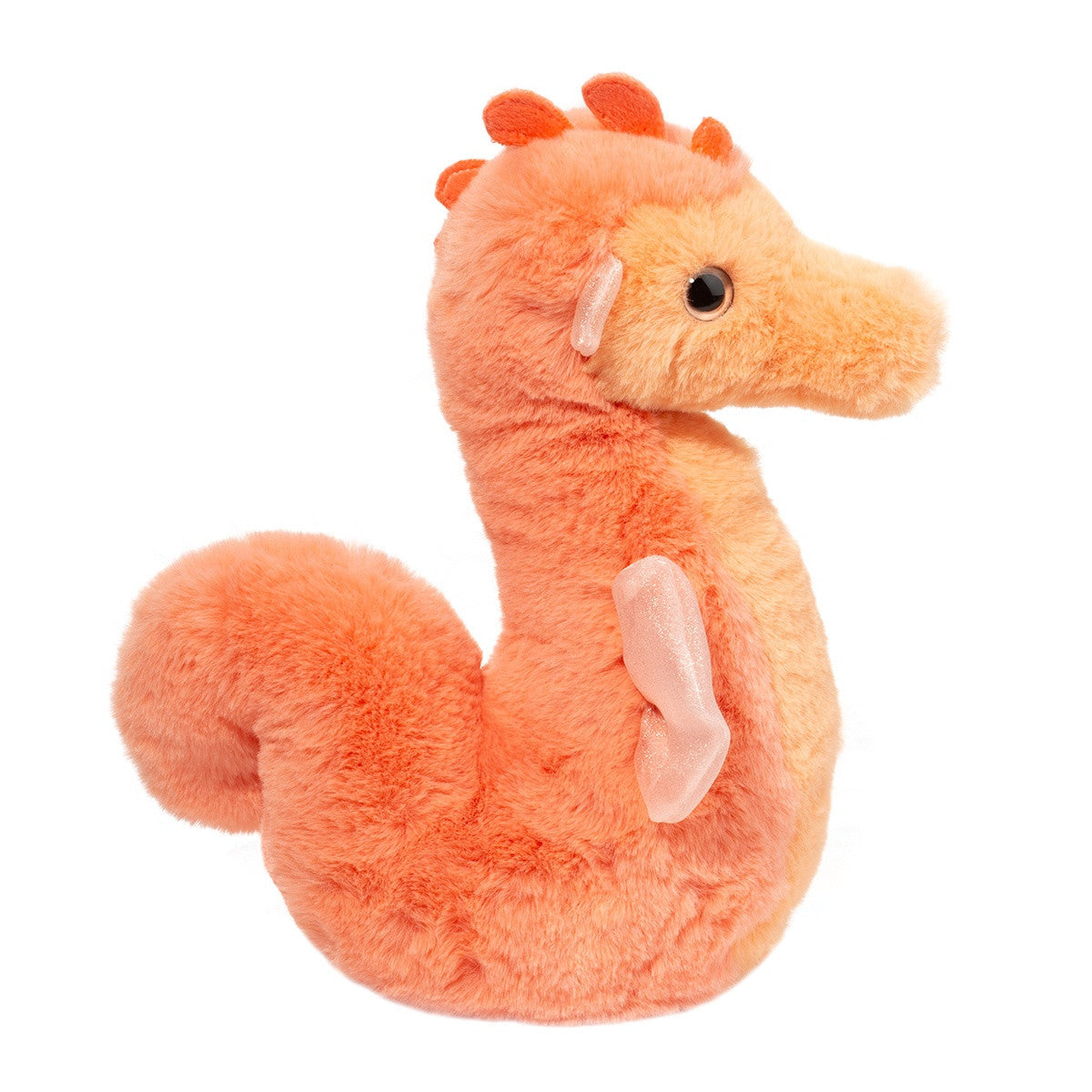 Douglas Toys Sherbet Seahorse Pale Orange Plush Stuffed Animal, 9"
