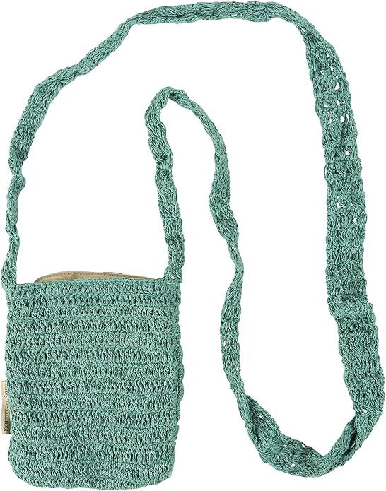 Primitives by Kathy Daisy Crossbody and Straps Feature a Crochet Style, 8 x 6"
