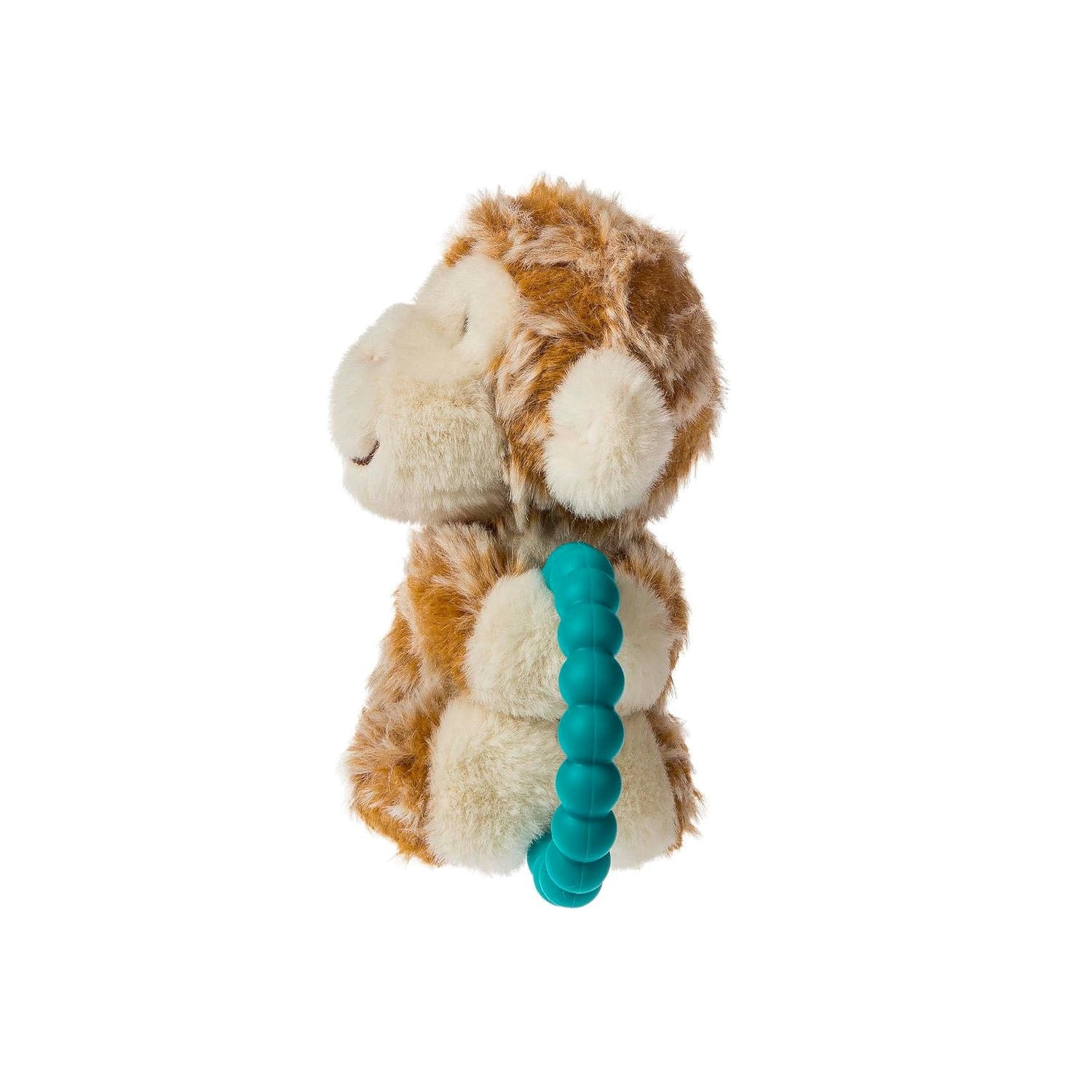 Mary Meyer Soft Baby Rattle with Soothing Teether Ring, 6-Inches, Afrique Monkey