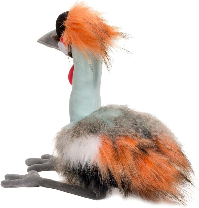 Douglas Nia African Crowned Crane Plush Stuffed Animal, 12" tall