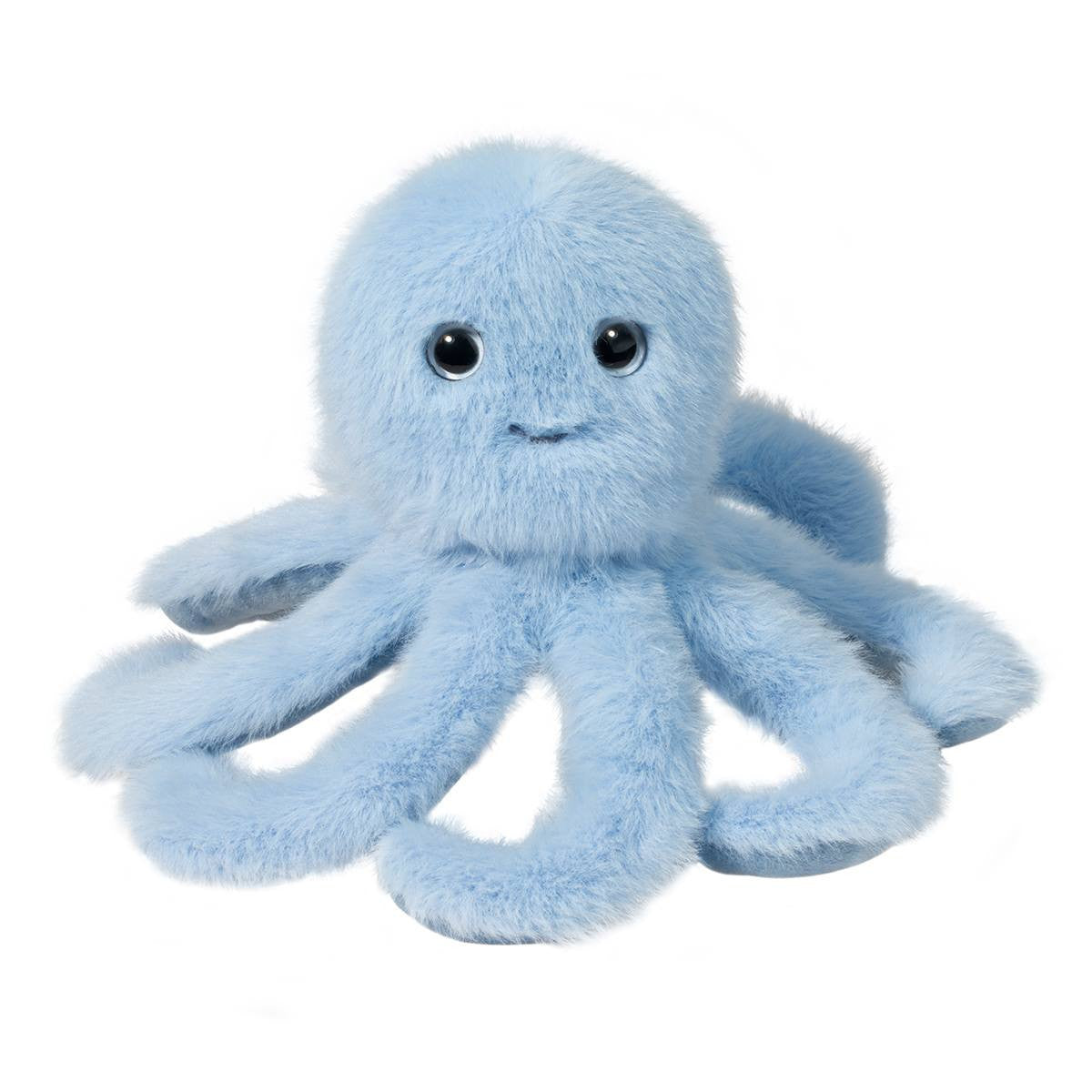 Douglas Toys Mini Blue Octopus Plush Stuffed Animal Toy, 4" tall