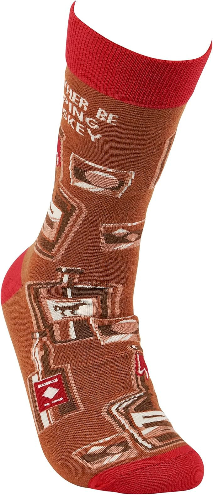 Primitives by Kathy - I'd Rather Be Sipping Whiskey Unisex Socks, One Size