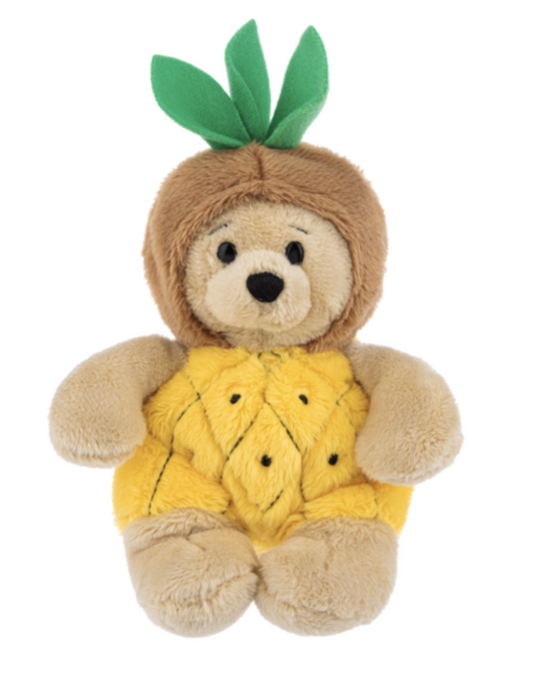 Ganz Wee Bears Pinapple Costume Plush Stuffed Animal Toy, 7"