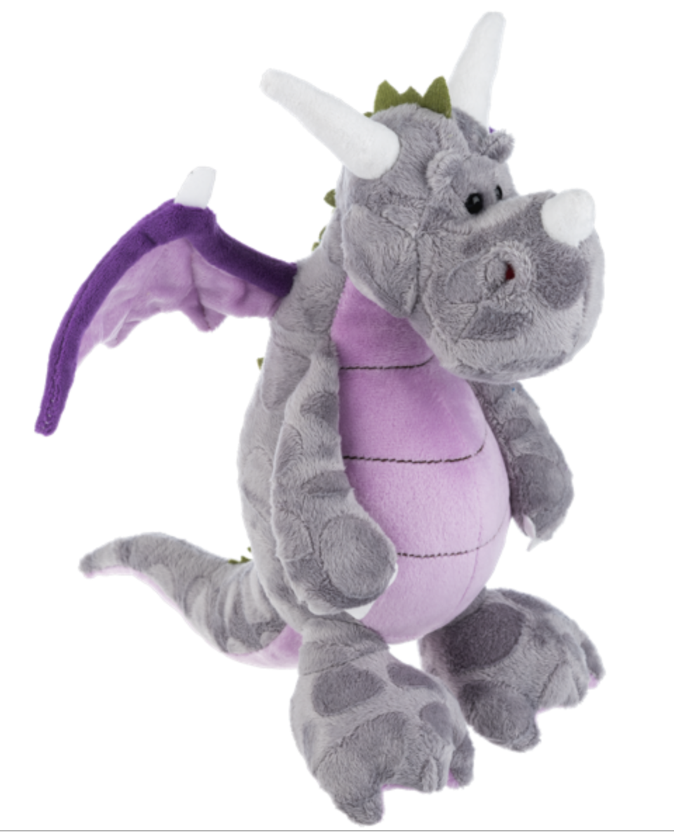 Ganz Dream Dragon Purple & Gray w Wings Plush Stuffed Animal Toy,  12"  - Blaze