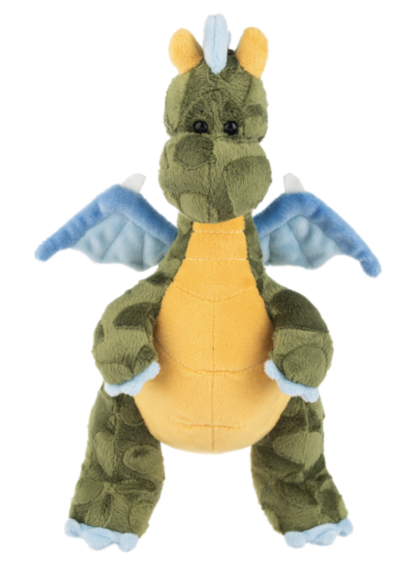 Ganz Dream Dragon Green & Blue w Wings Plush Stuffed Animal Toy,  11" - Scales