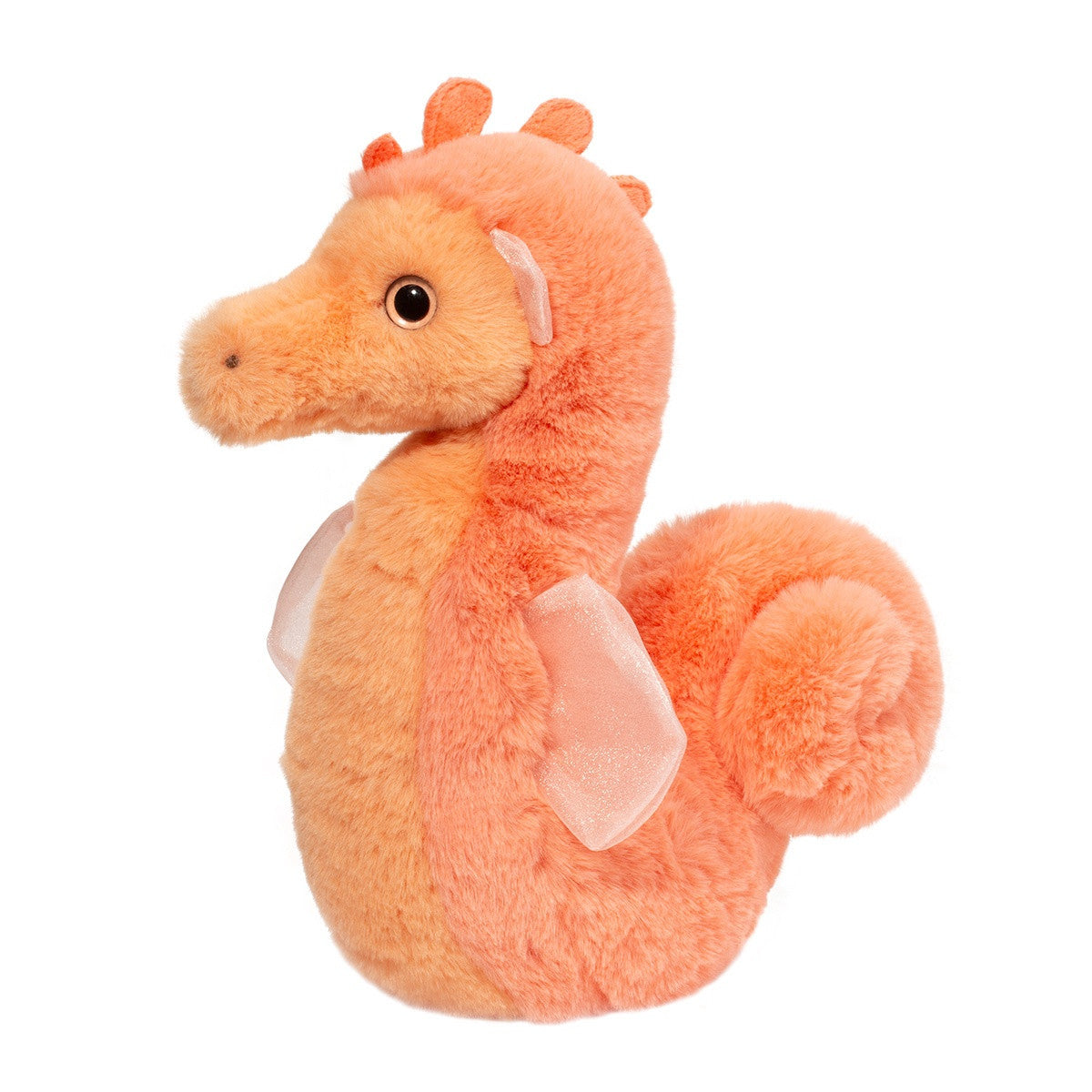 Douglas Toys Sherbet Seahorse Pale Orange Plush Stuffed Animal, 9"