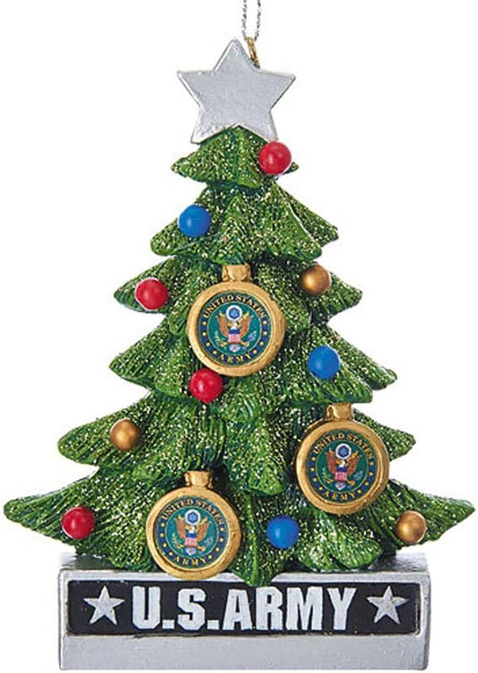 Kurt Adler US Army Christmas Tree Ornament 4.5 Inch AM2181