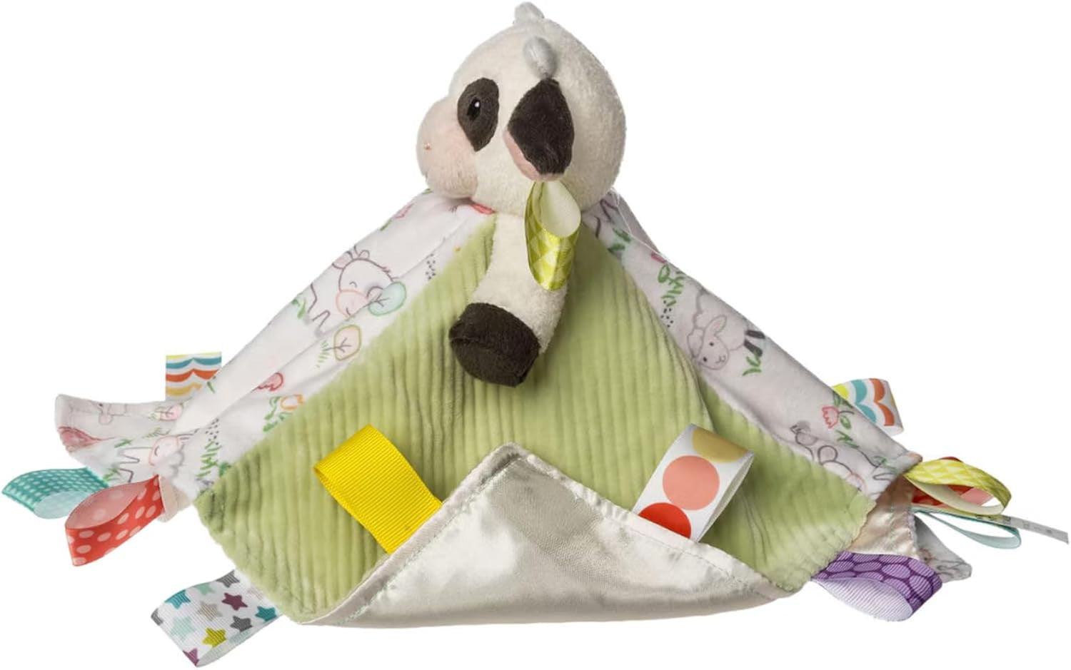 Taggies Charcter Blanket Plush Soft Snuggle Toy w/Tags, 12-Inches, Buttercup Cow
