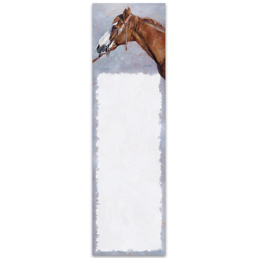 Primitives by Kathy - Haltered Chestnut Horse List Pad