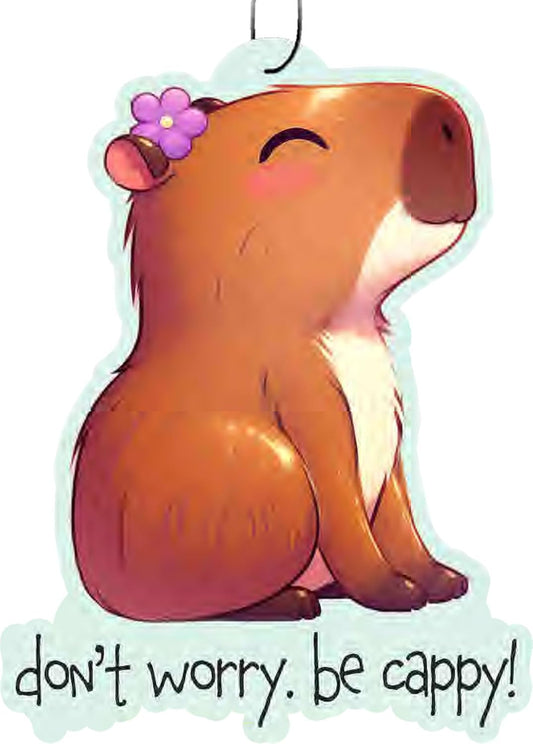 Spoontiques Car Auto Air Freshener (3-Pack), Capybara