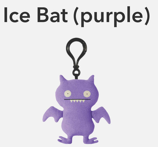 Ugly Doll Ice Bat Purple Back Pack Clip 4"