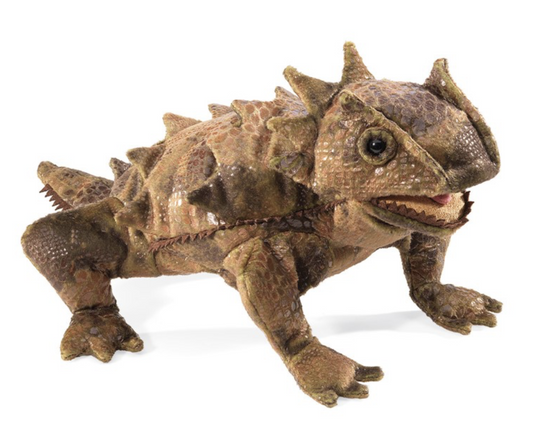 Folkmanis Horned Lizard Hand Puppet