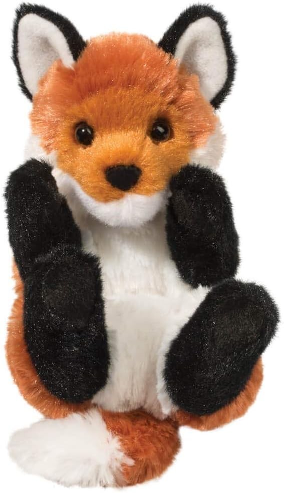 Douglas Toys, Reba Fox Purse Plush Tote with Lil' Baby Fox, 7"