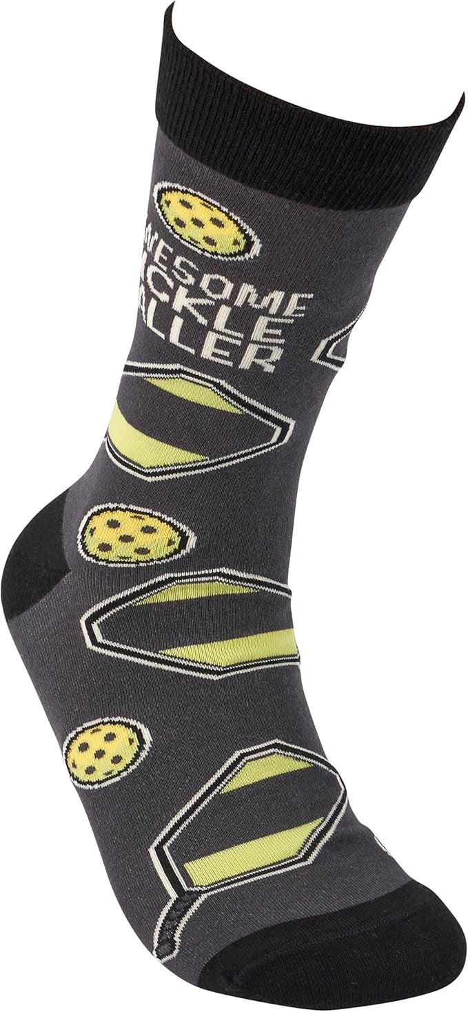 Primitives by Kathy Awesome Pickleballer Socks, One Size, Unisex