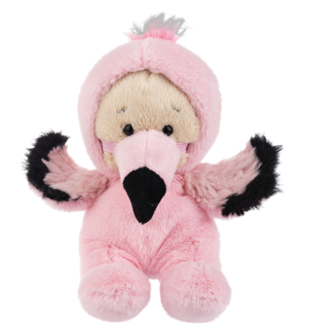Ganz Wee Bears Flamingo Costume Plush Stuffed Animal Toy, 6"