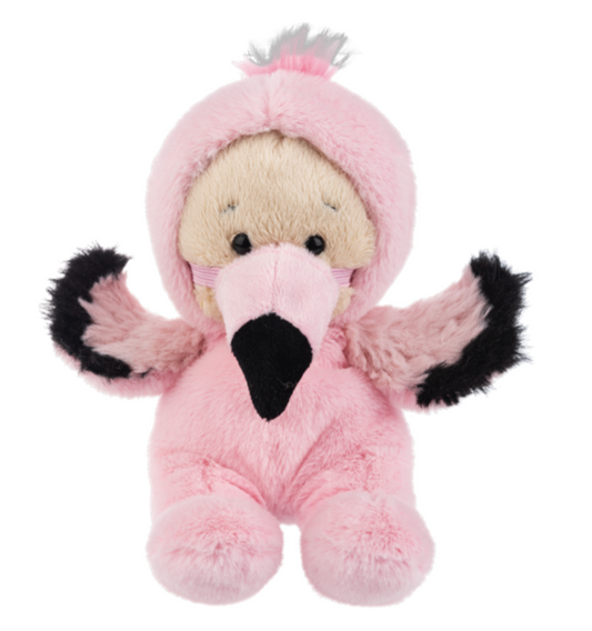 Ganz Wee Bears Flamingo Costume Plush Stuffed Animal Toy, 6"