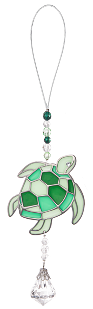 Crystal Expressions Ganz Turtle SUN JEWELS Ornament, ACRY-1033, 5.25"