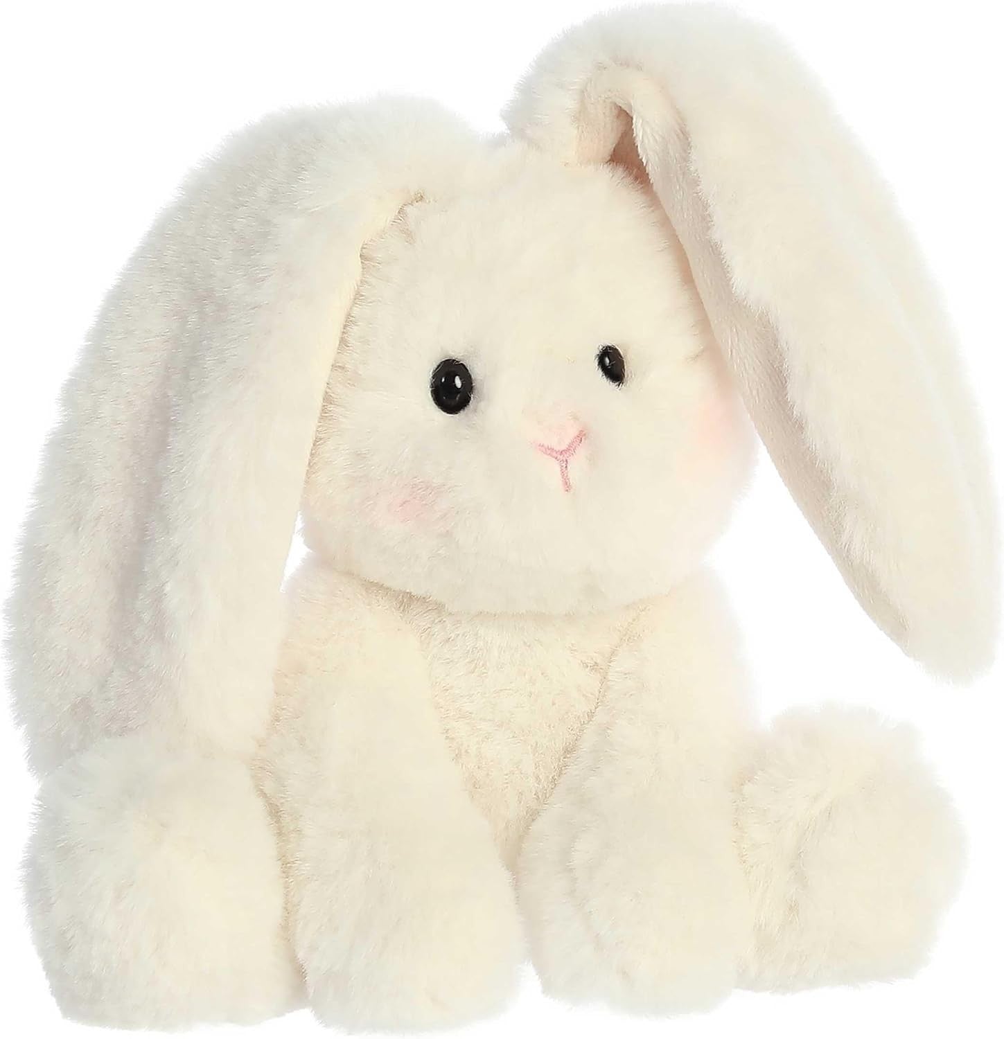 Aurora® Candy Cottontail Bunny Cream Plush Stuffed Animal Toy, 9 inches