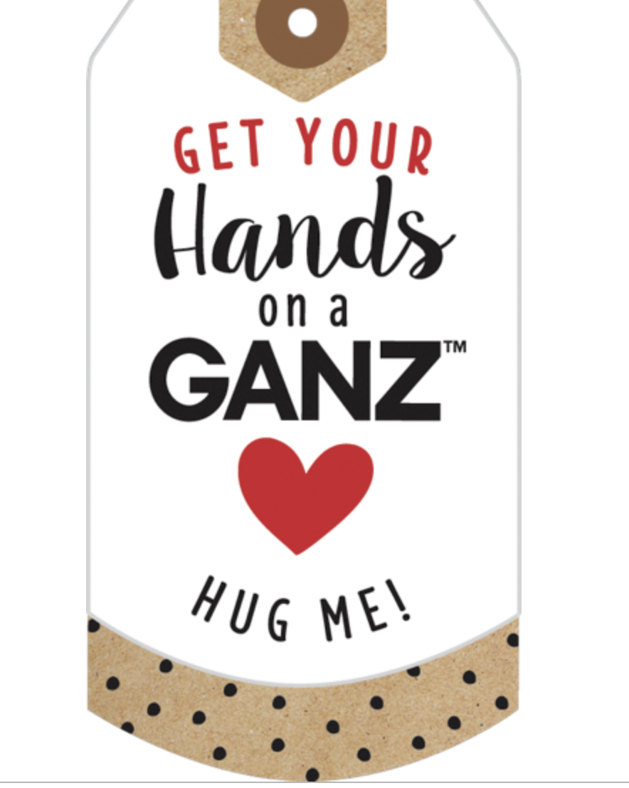 Hands on Ganz Tan Spike Pangolin Plush Stuffed Animal Toy, 18"long