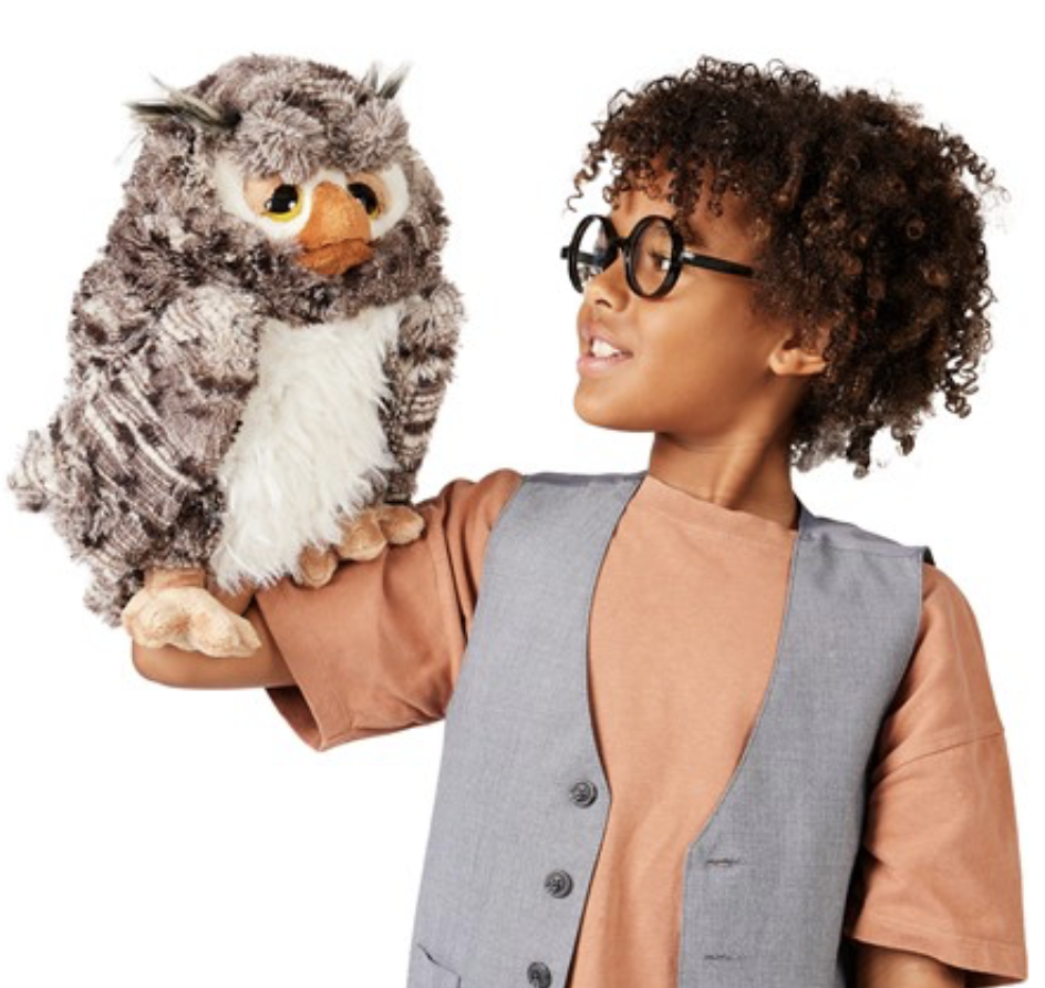 Folkmanis Wise Owl Hand Puppet